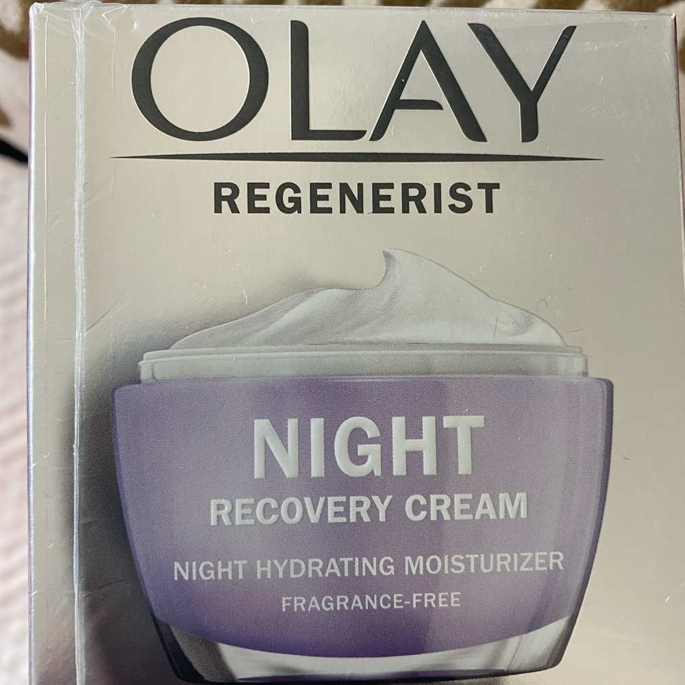 Olay Regenerist recovery cream night hydrating moisturizer. Lot of 3 New Sealed